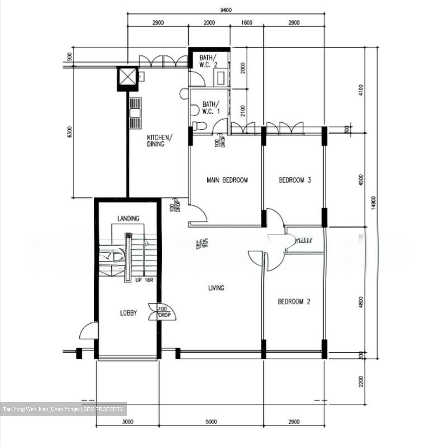 Blk 916 TAMPINES PALMSVILLE (Tampines), HDB 4 Rooms #541912041
